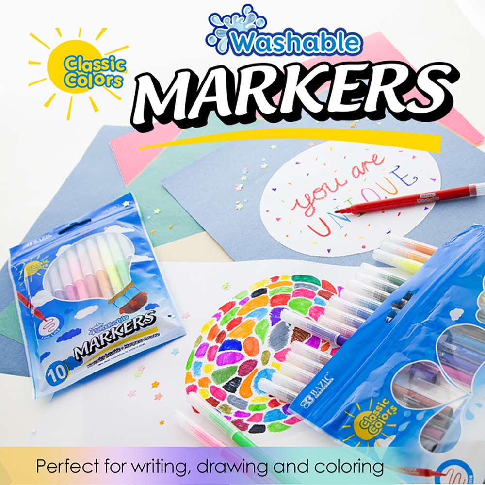Washable Markers- Fine Line