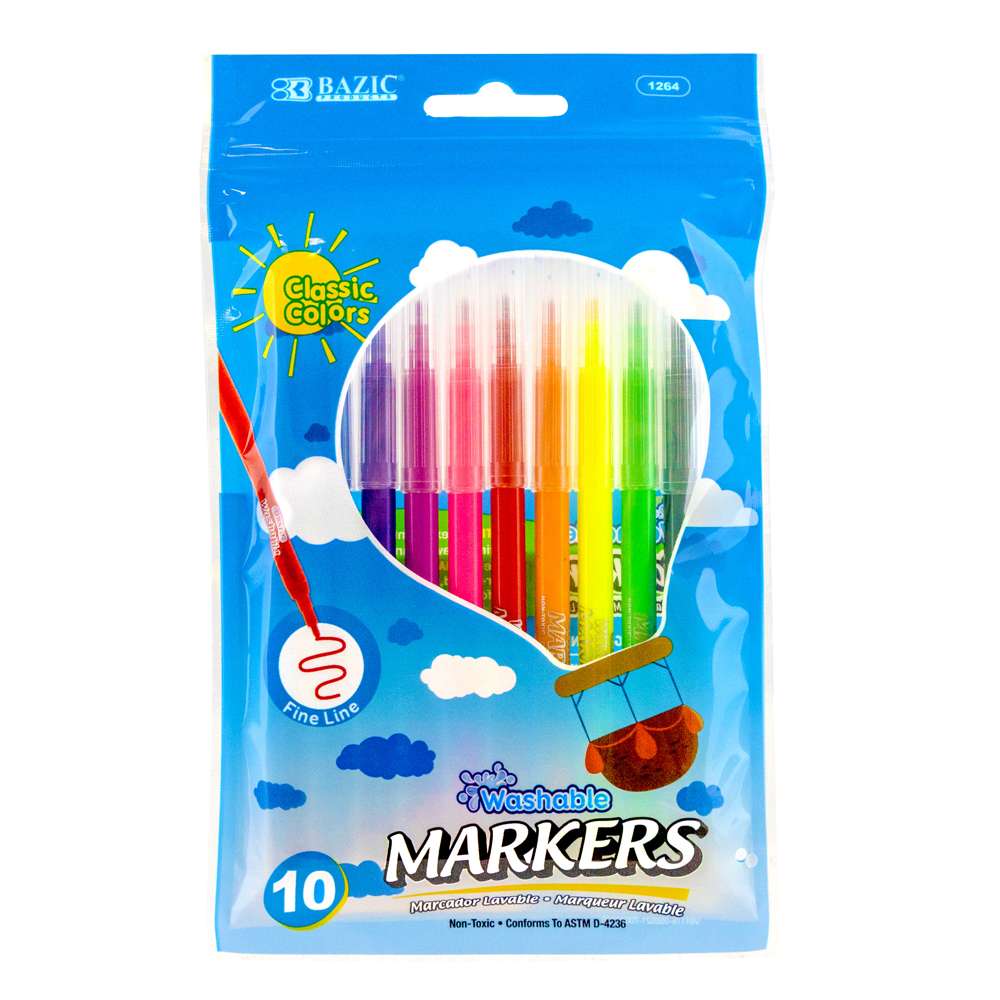 Washable Markers- Fine Line