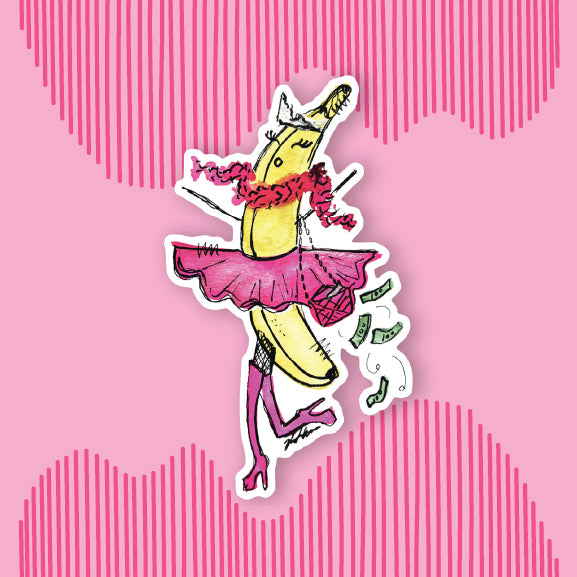 Go-Go Bananas Sticker