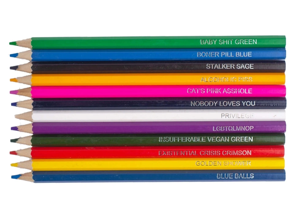 Offensive Colored Pencils