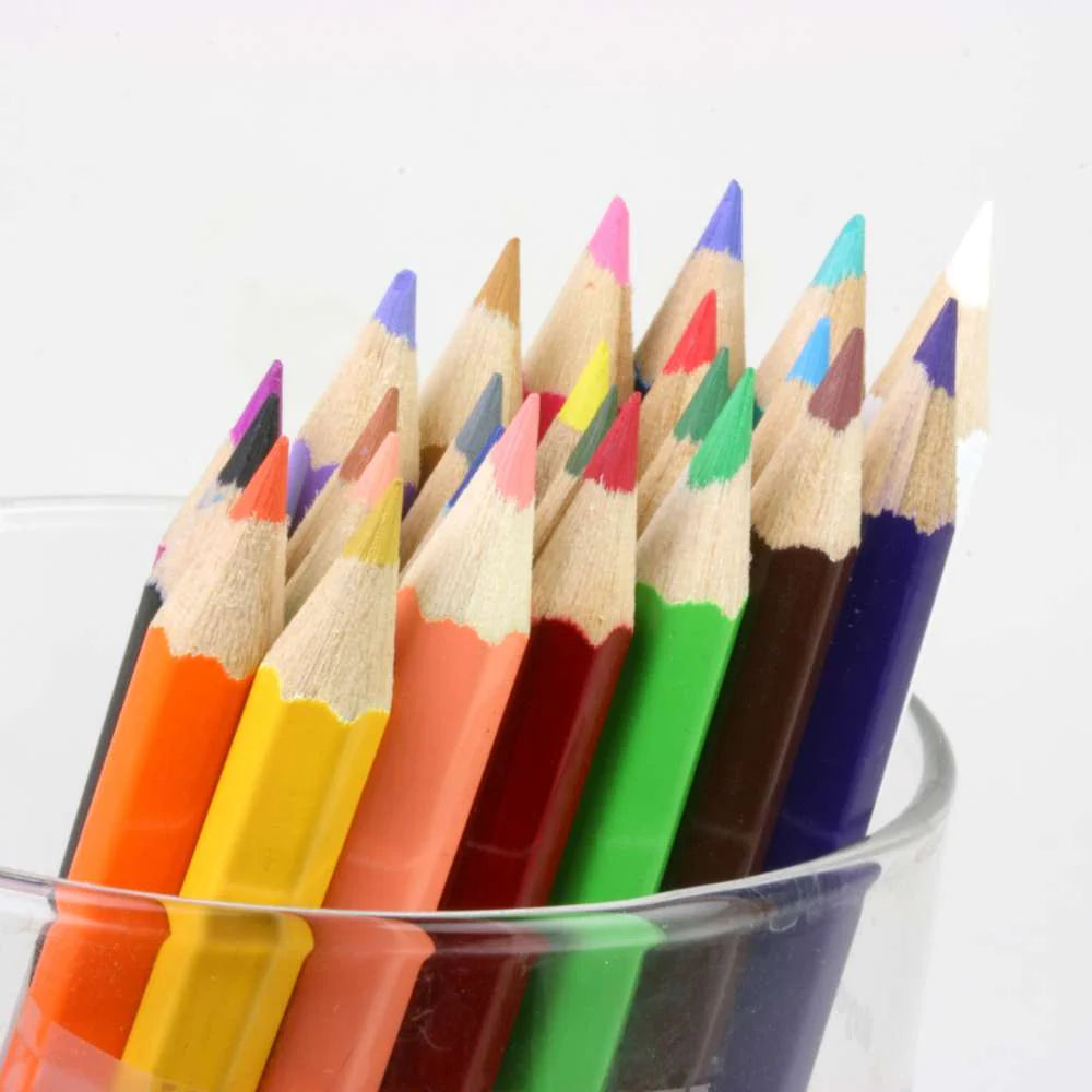 12 Colored Pencils-Bazic