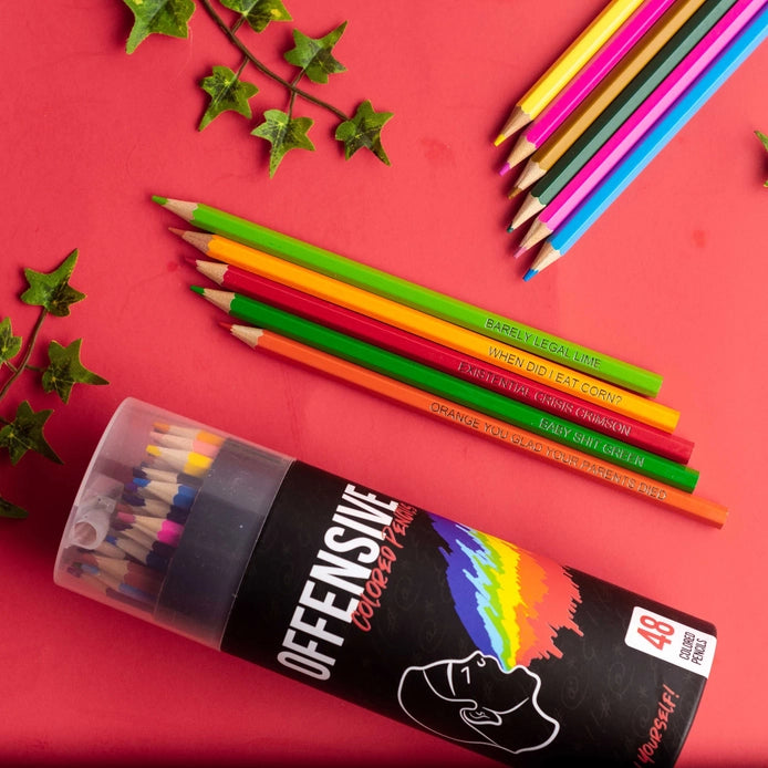 Offensive Colored Pencils