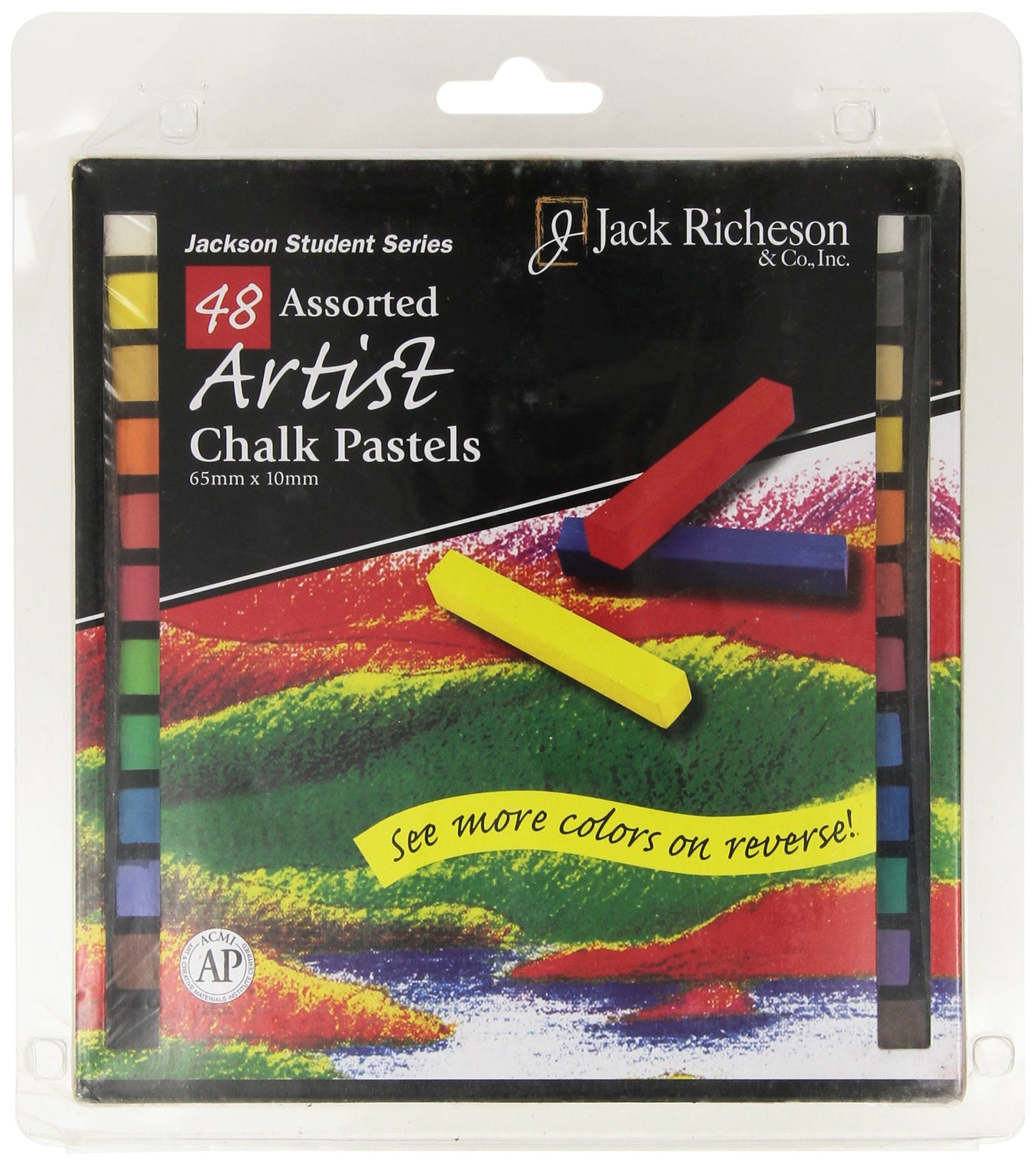 Jack Richeson 48-piece Assorted Artist Chalk Pastels