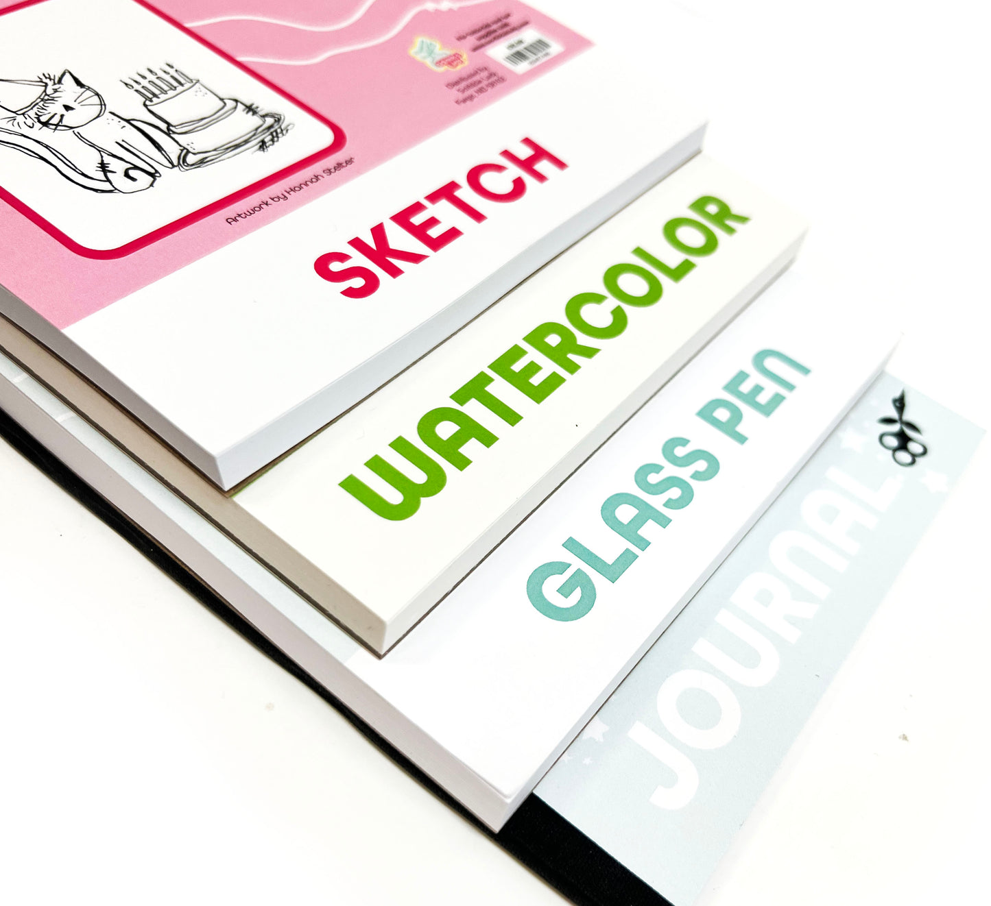 Travel Size Sketchbook Bundle- 4 Pack
