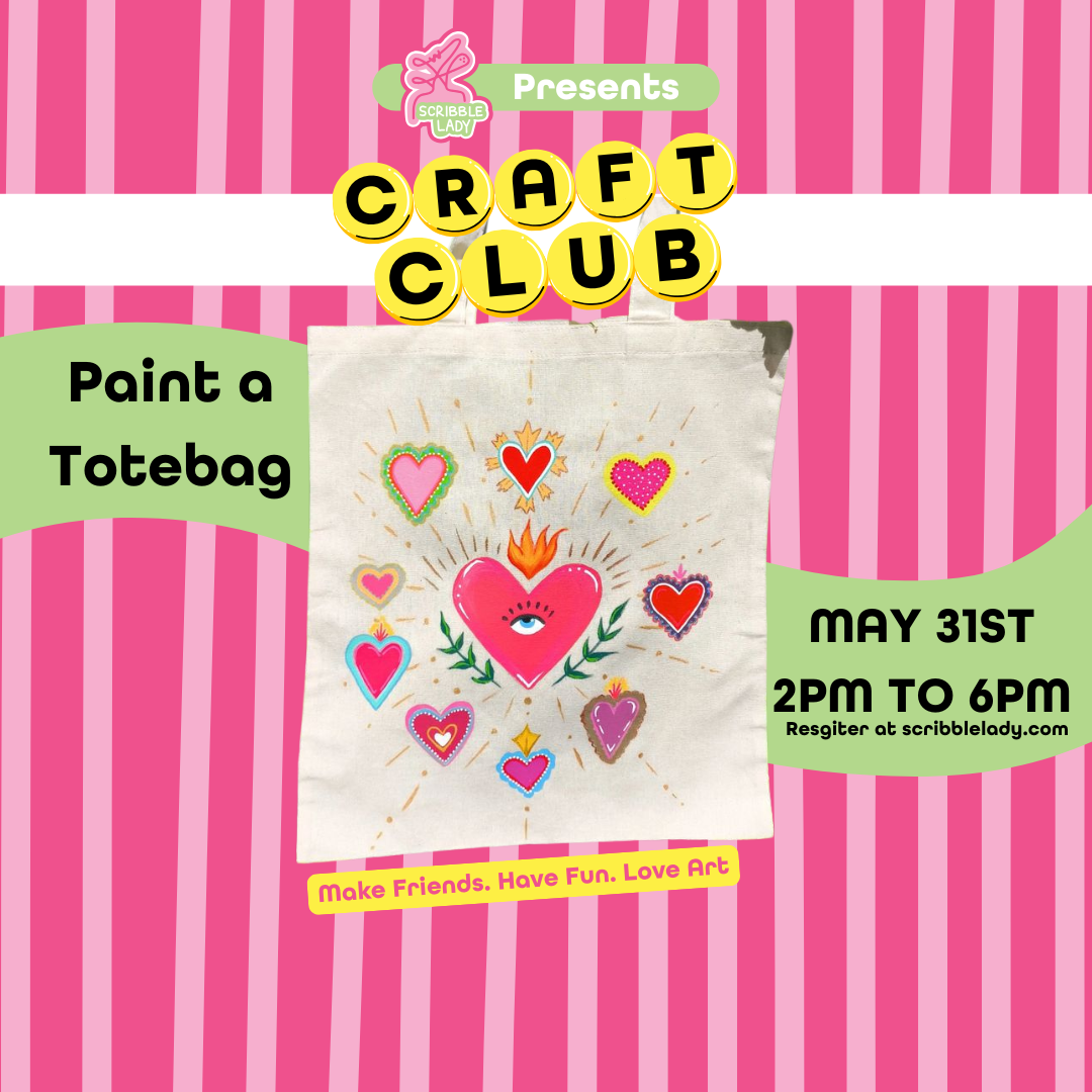Paint Your Own Tote Bag