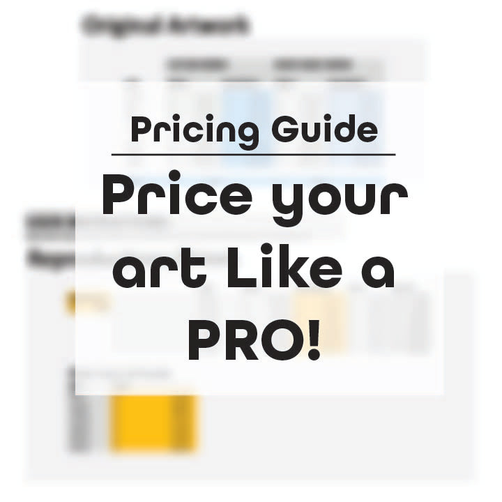 How to Price your Art - Pricing Spreadsheet