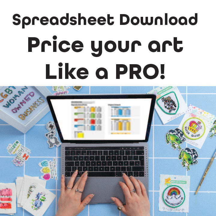 How to Price your Art - Pricing Spreadsheet
