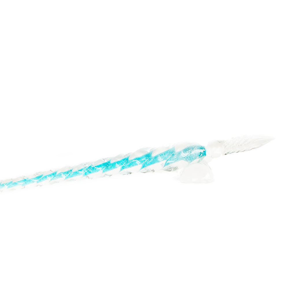 Teal Glass Dip Pen Kit