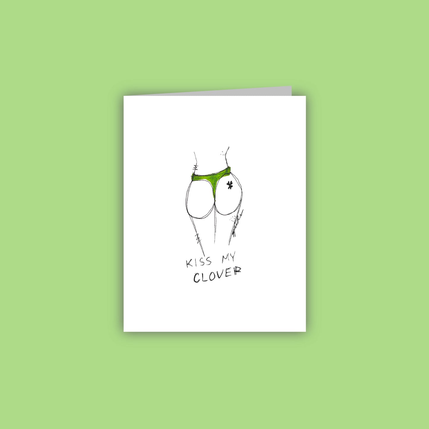 Kiss My Clover Card