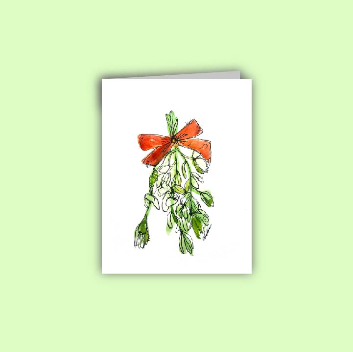 Mistletoe Card