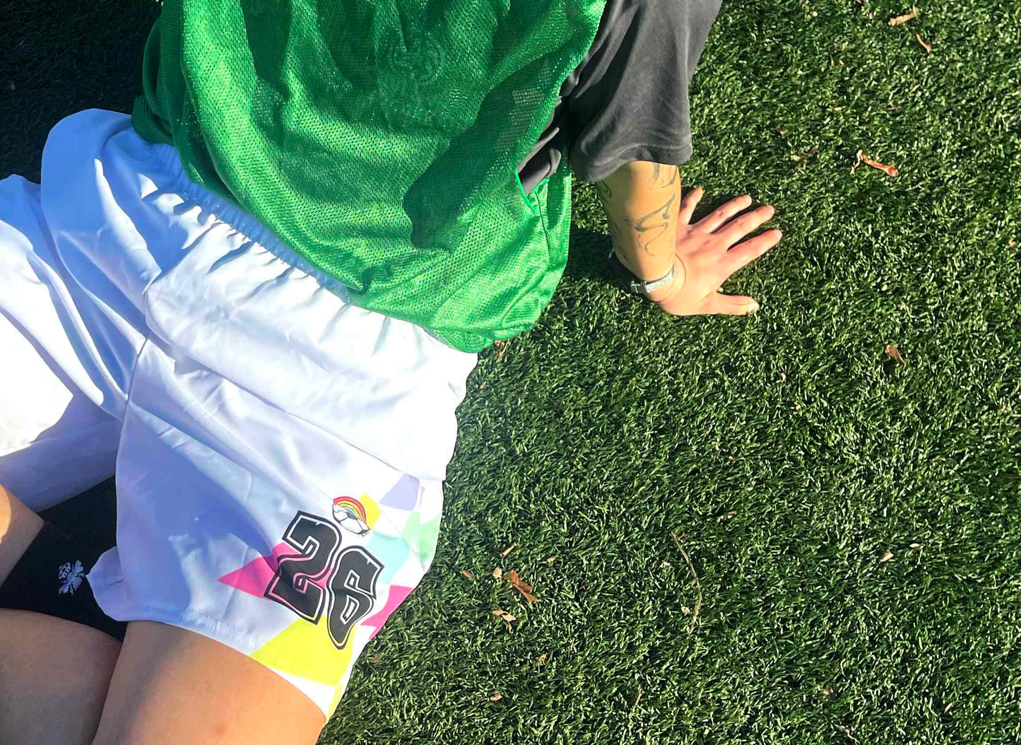 Queer Soccer Unisex Athletic Long Shorts