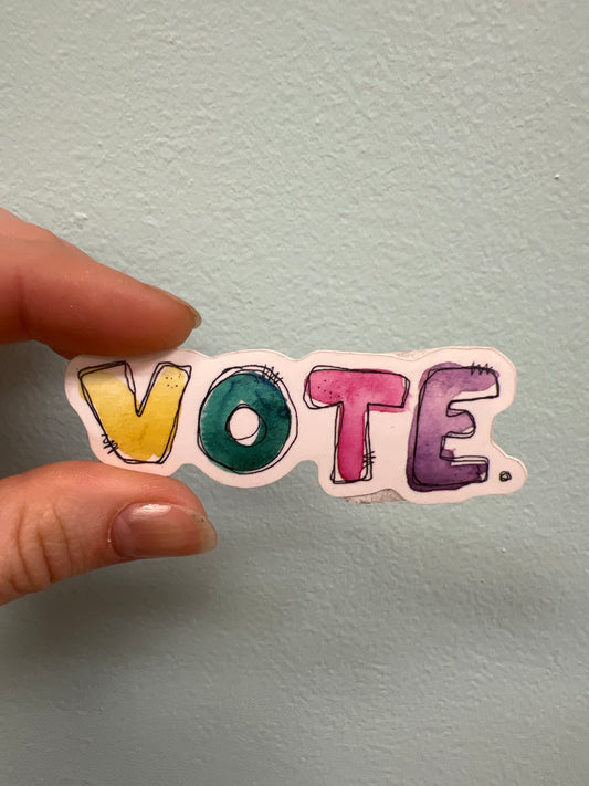 Vote. Sticker