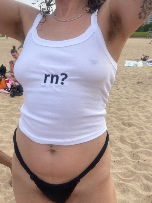 rn? micro-rib tank top