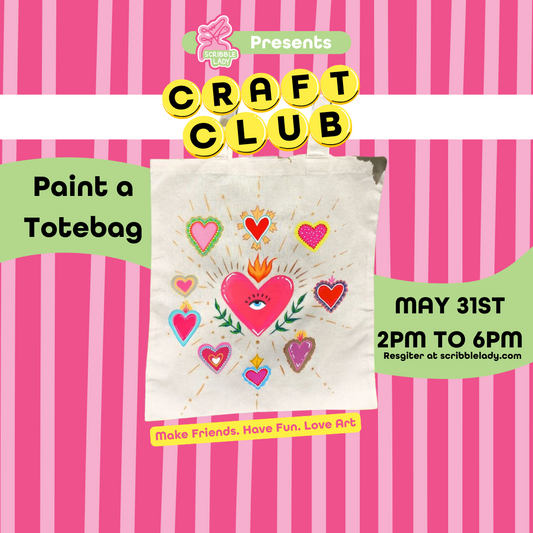Paint Your Own Tote Bag