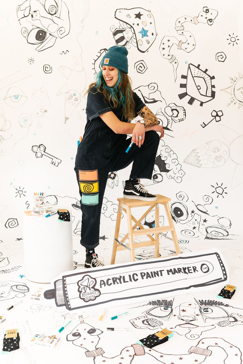 Beautiful Trash 6 Color Paint Marker Set x Savannalore – Scribble Lady