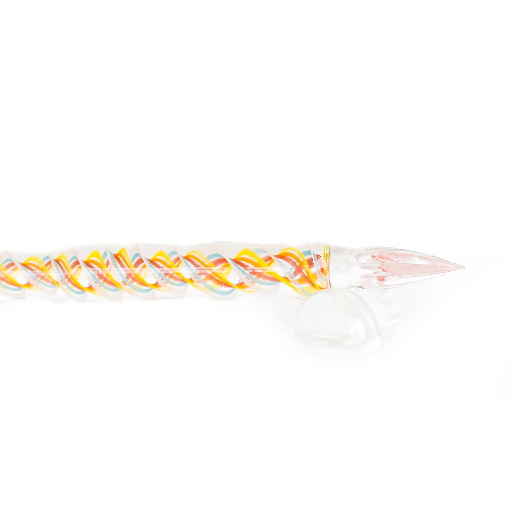 Rainbow Spiral Glass Dip Pen Kit