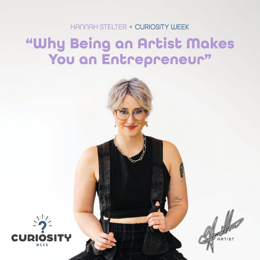 October 9th "Why Being an Artist Makes you an Entrepreneur" presentation with Hannah Stelter