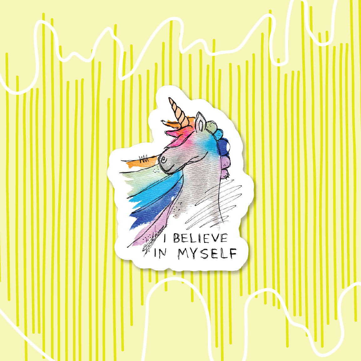 I Believe in Myself Sticker