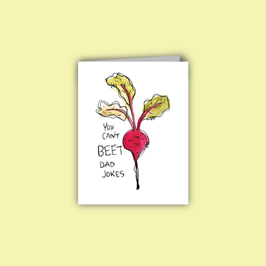 Can’t BEET Dad Jokes Card