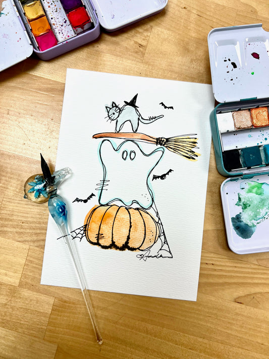 Oct 23rd VIRTUAL Halloween Drawing Workshop with Hannah Stelter