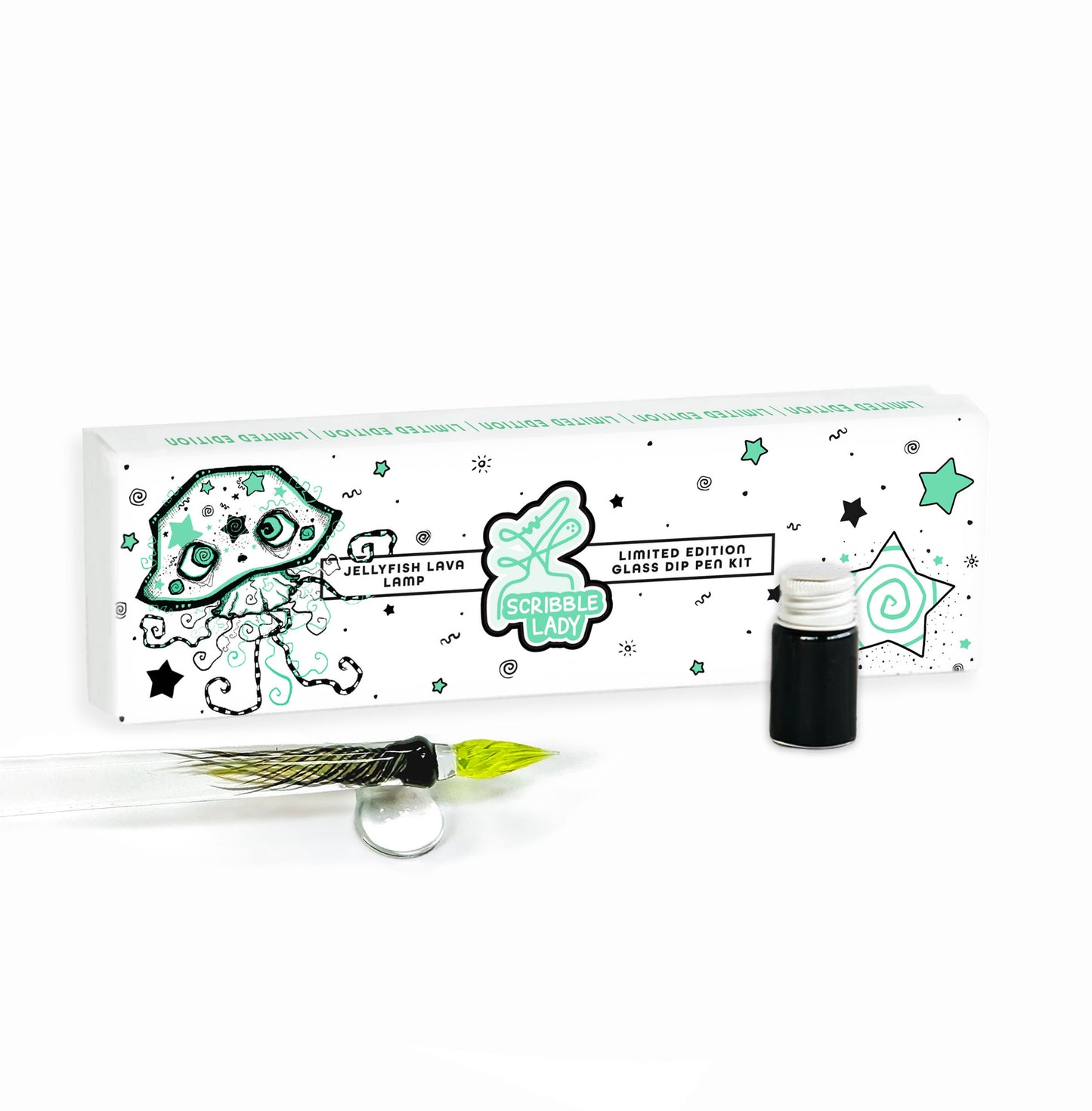 Jellyfish Glass Dip Pen Kit x Savannalore