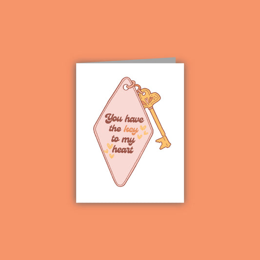 Key To My Heart Card