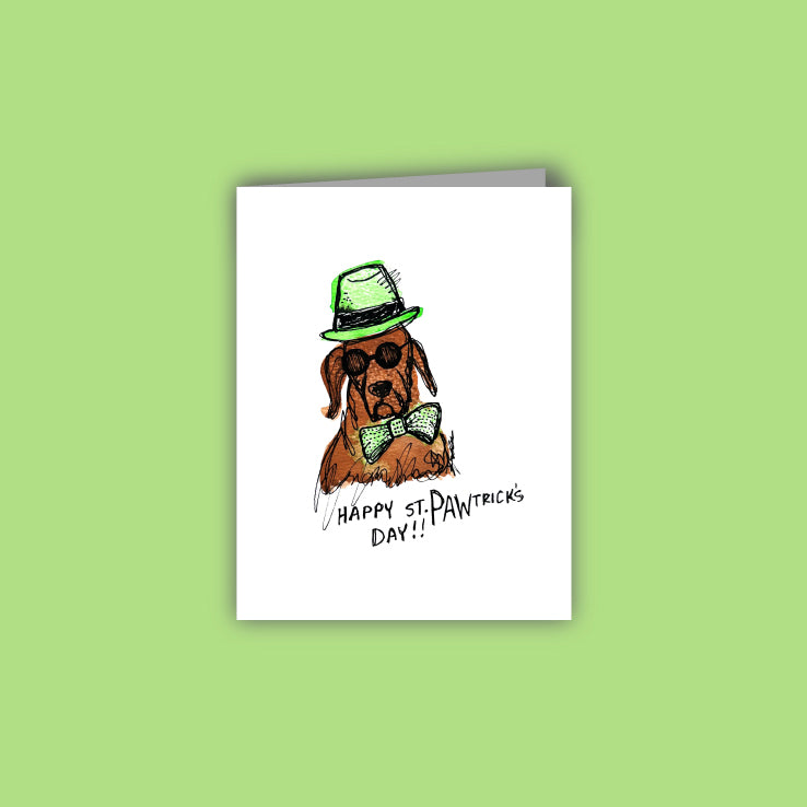 Happy St. Paw-tricks Day Card