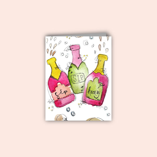 Sip Sip Hooray Card