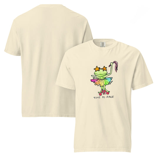 Time to Rage Pride Unisex garment-dyed heavyweight t-shirt