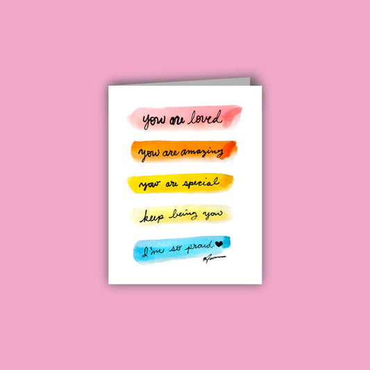You Are Loved Card
