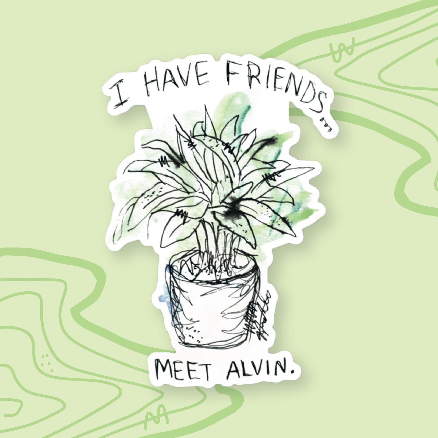 Meet Alvin Sticker