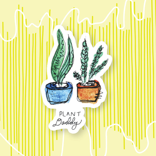 Plant Daddy Sticker