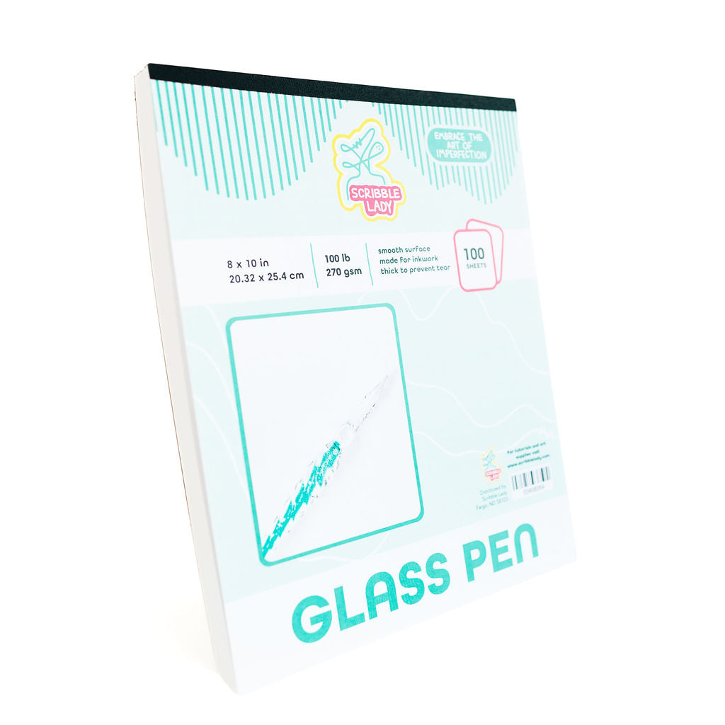 Glass Pen Sketchbook – Scribble Lady