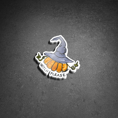 Witch Please Sticker
