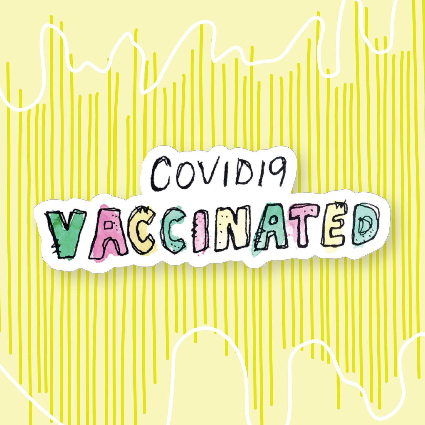 Vaccinated Sticker