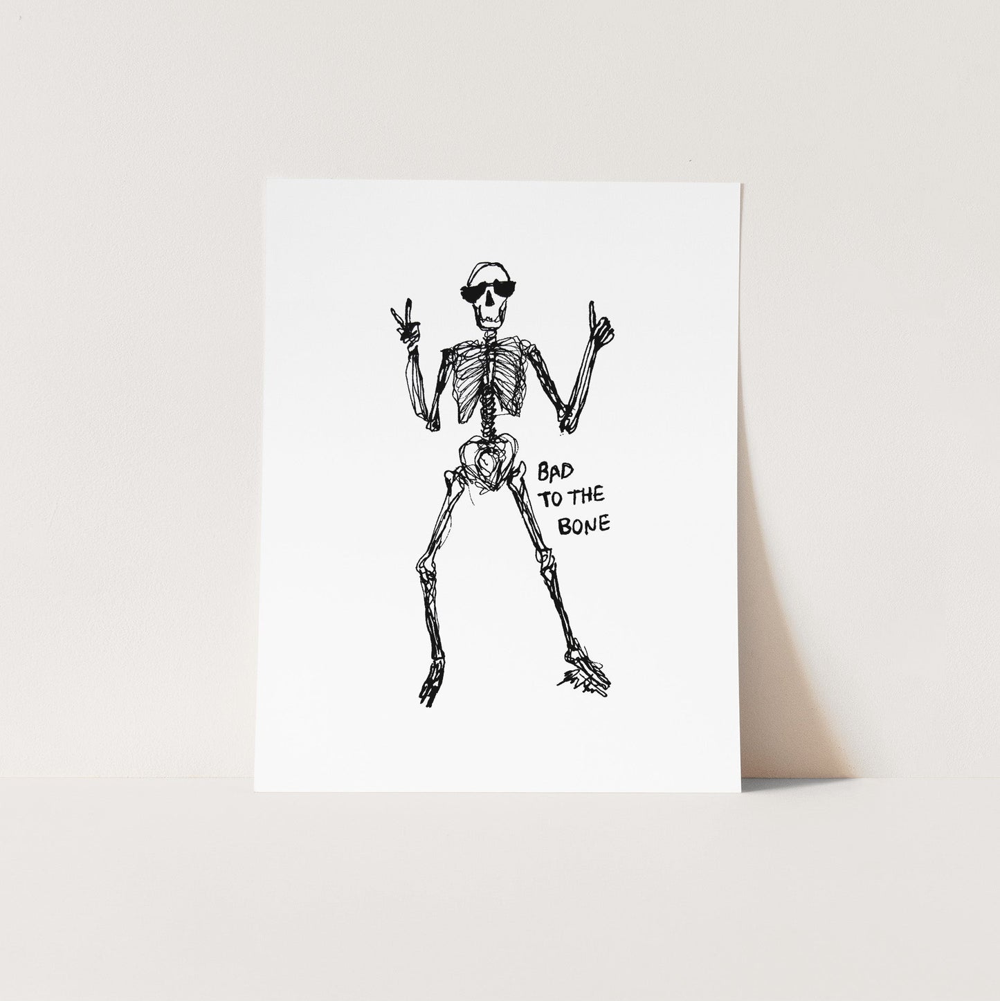 "Bad to the bone" Limited Edition Print