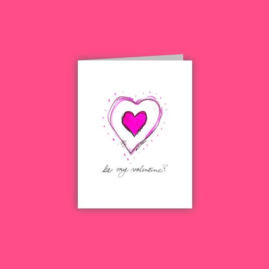 Be My Valentine Card