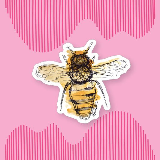 "Bee" Sticker