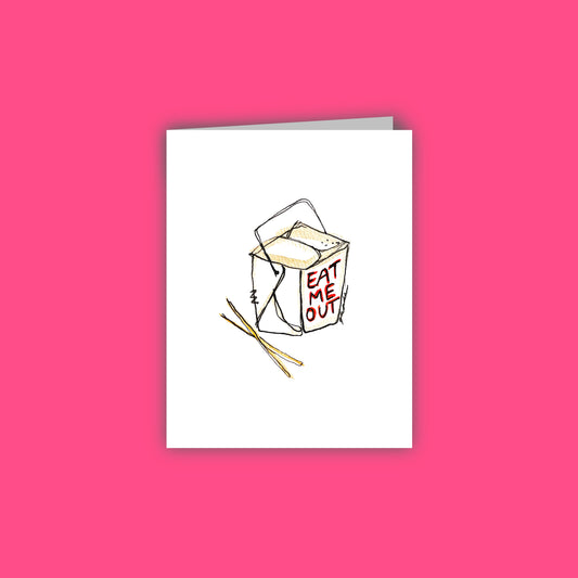 Eat Me Out Card