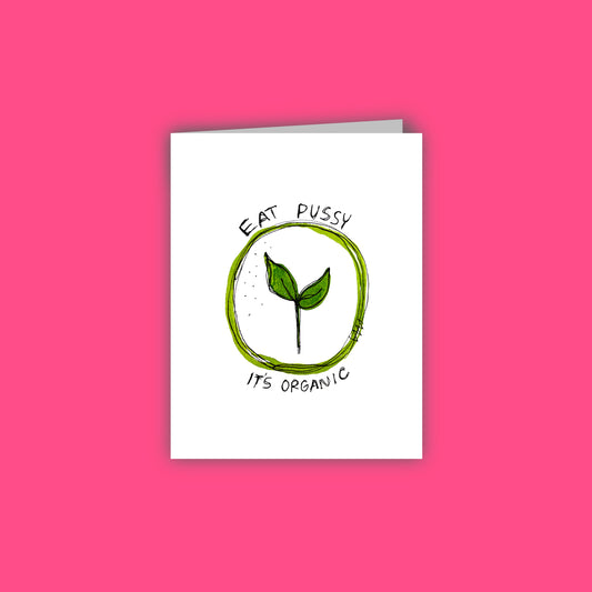 Eat Pussy Card