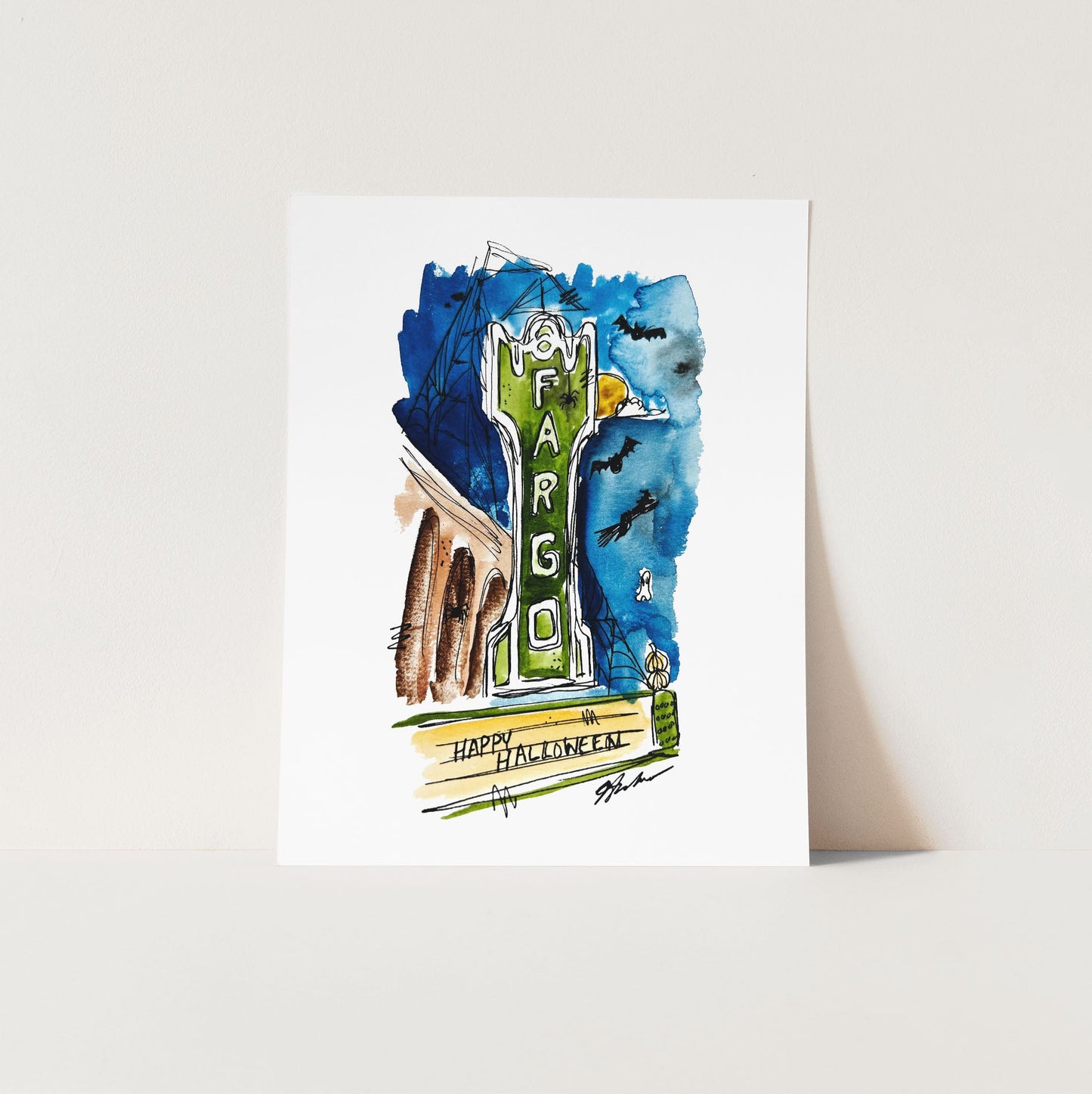 "Halloween in Fargo" Limited Edition Print