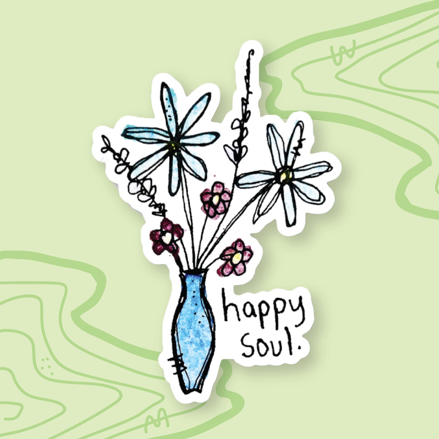 "Happy Soul" Sticker