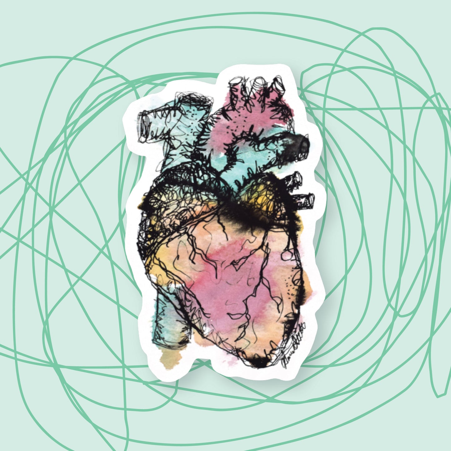 Heart Sticker