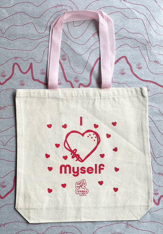 I Heart Myself Tote Bag