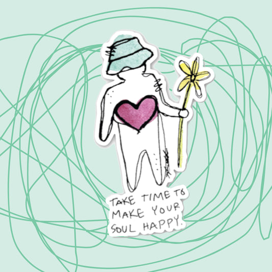 "Make your Soul Happy" Sticker