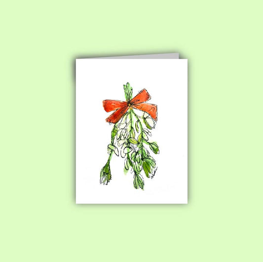 Mistletoe Card