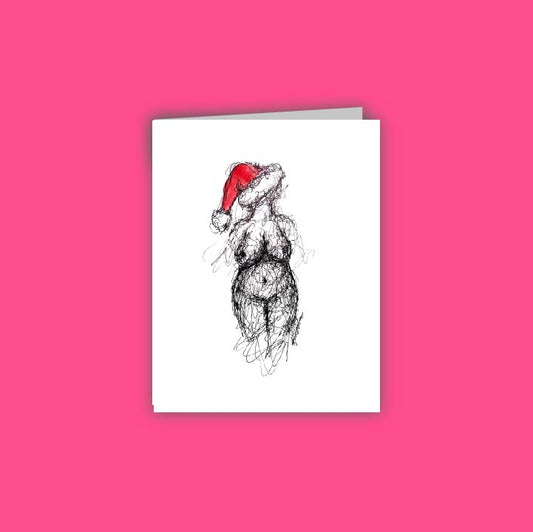 Scribble Santa - Front - Card