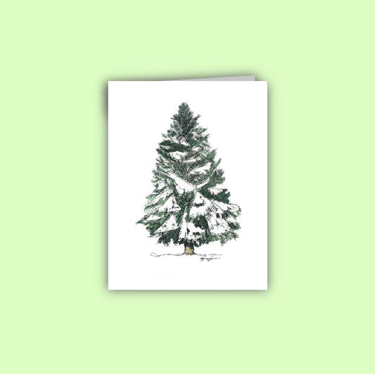 Evergreen Tree Card