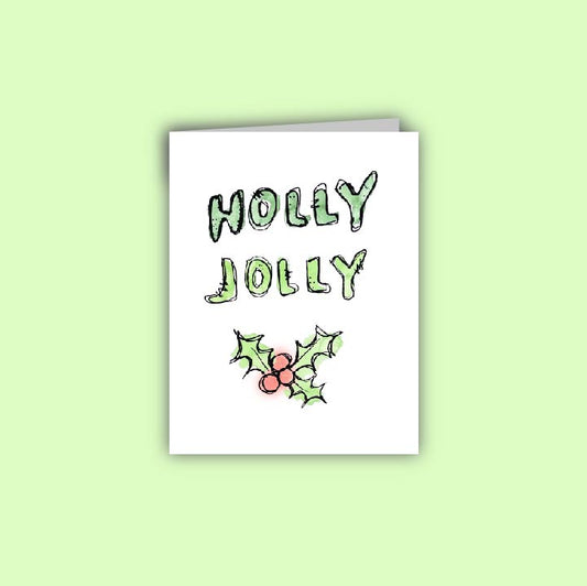 Holly Jolly Card