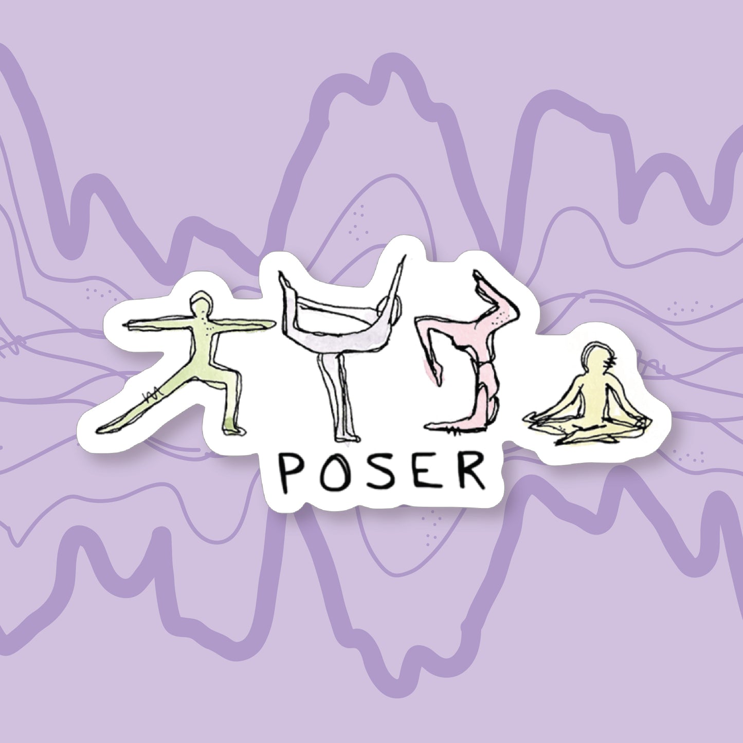"Poser" Sticker for a Cause